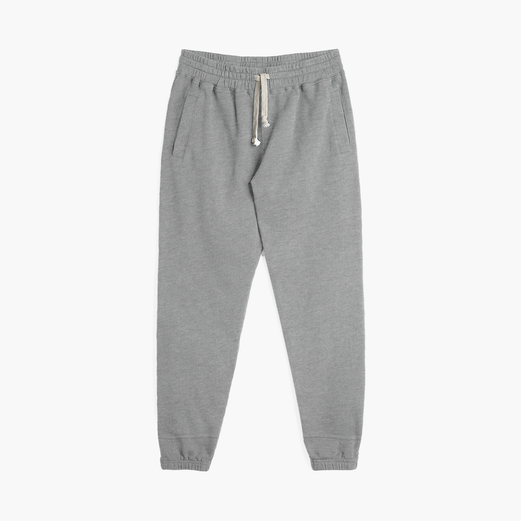 Cozy Joggers - 100% GOTS Certified Organic Cotton Adult Sweatpants - Heather Grey - Teens and Adults - Made in Canada - mini mioche