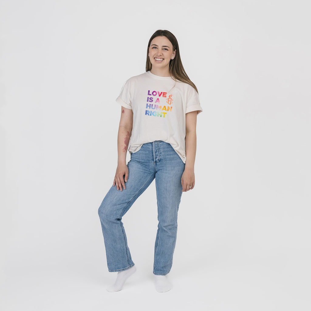Cloud Short Sleeve Tee - Tees - Love is a Human Right - Adult - mini mioche