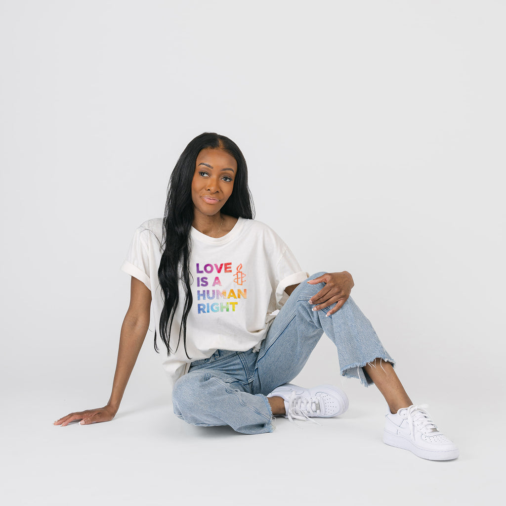 Cloud Short Sleeve Tee - Tees - Love is a Human Right - Adult - mini mioche