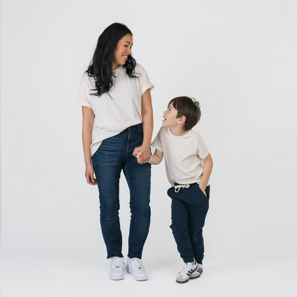 Unisex 100% GOTS Certified Organic Cotton Tshirt - Shirts and Tops - Natural Tee - Women and Men - Small to 2XL