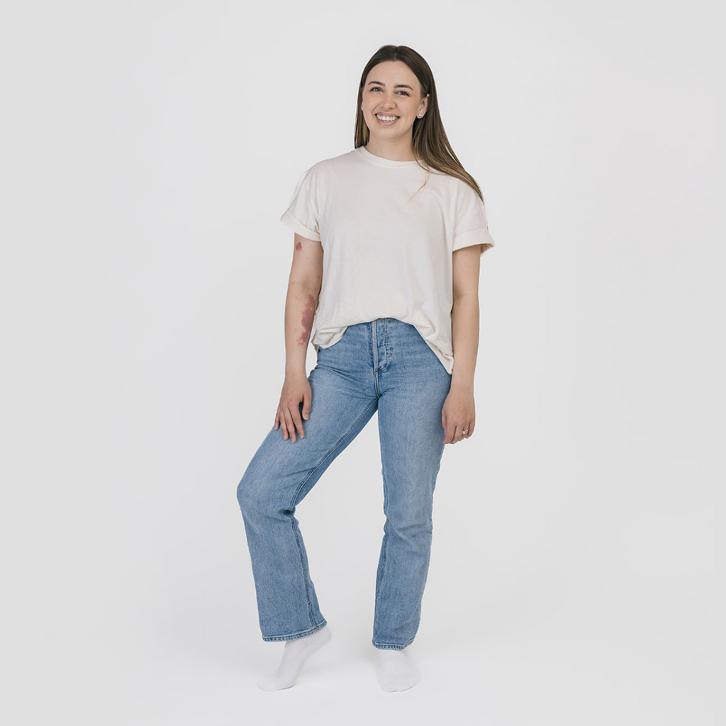 Unisex 100% GOTS Certified Organic Cotton Tshirt - Shirts and Tops - Natural Tee - Women and Men - Small to 2XL