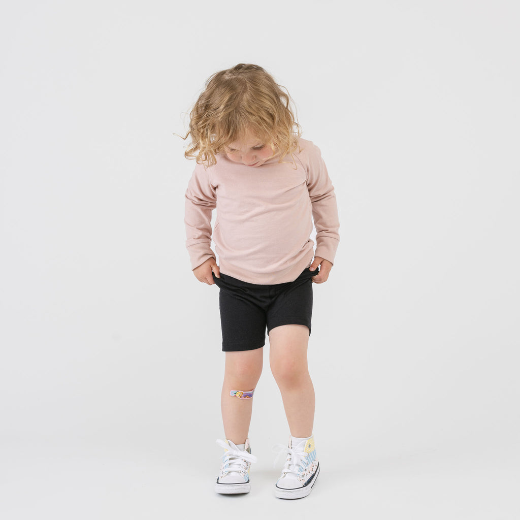 Bike Short - Shorts - Black - 1/2 years - mini mioche