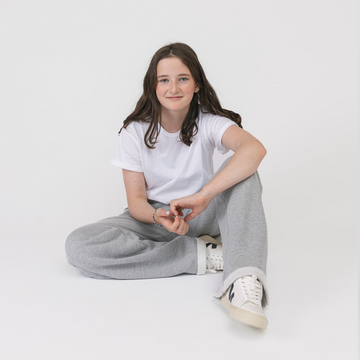 100% Organic Cotton Kids Tee - Cloud Slouchy Tee - Tshirts and Tops Made in Canada - Vintage Plum - Kids and Teens - mini mioche
