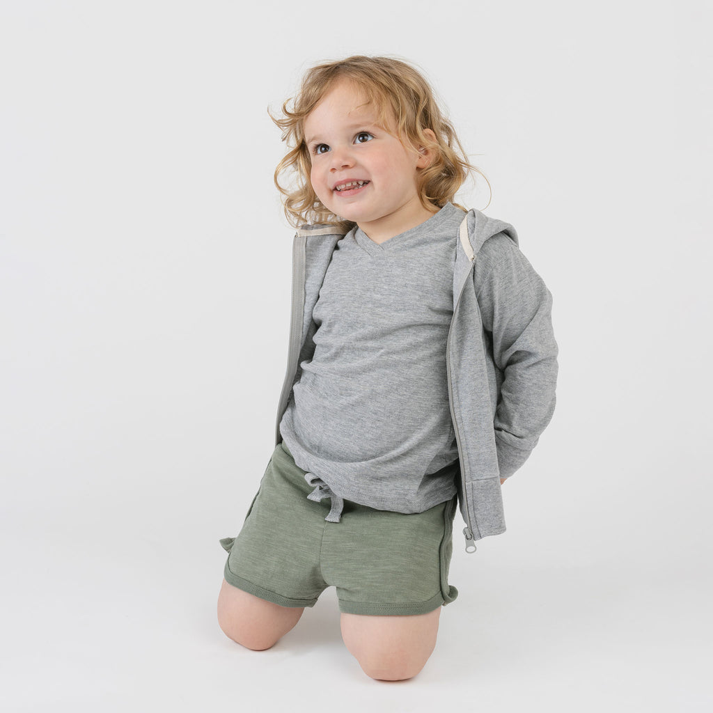 Cloud Hoodie - Hoodies - Heather Grey - 3-6 months - mini mioche