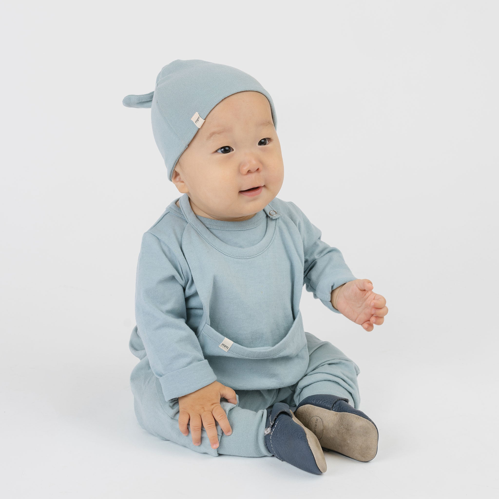 Cloud Long Sleeve Onesie – Organic Cotton Baby Bodysuit mini mioche