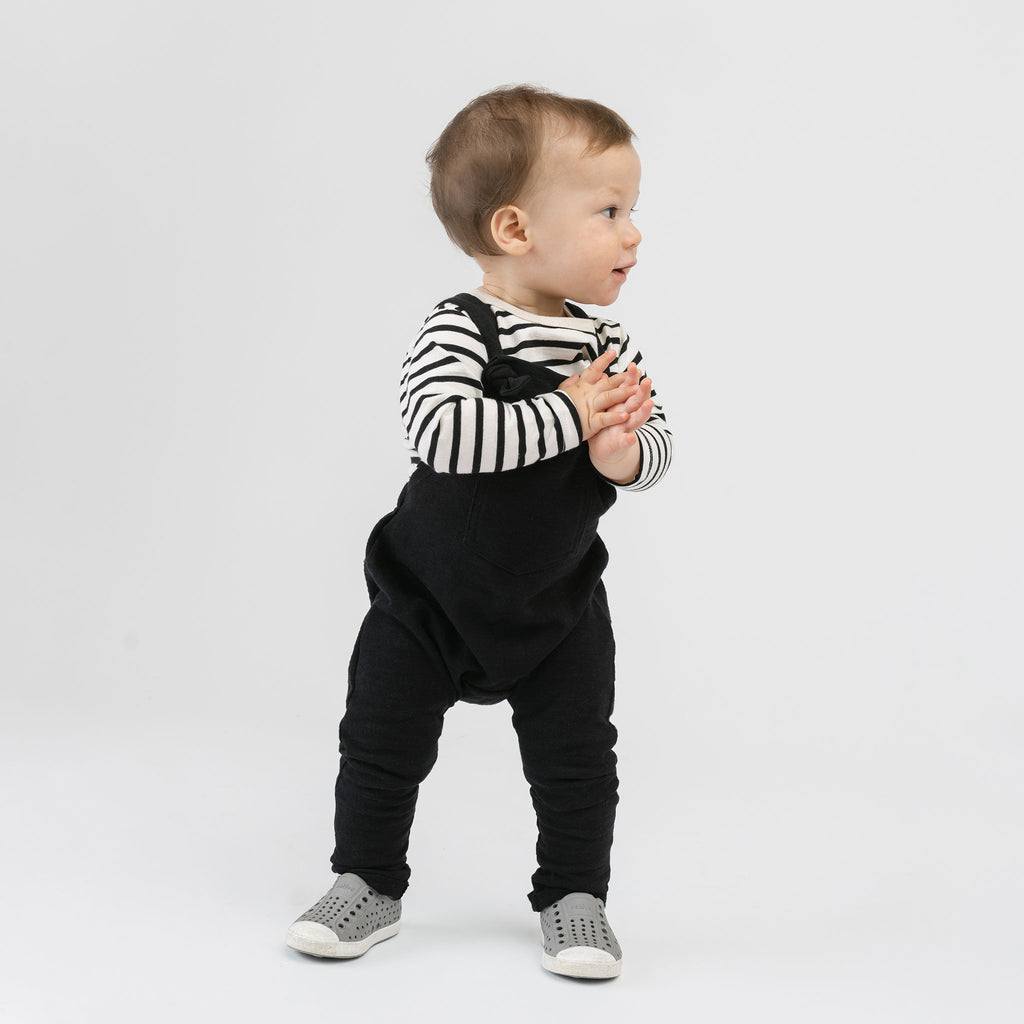 Cloud Long Sleeve Tee - Long Sleeve Tees - Natural Stripe - 3-6 months - mini mioche