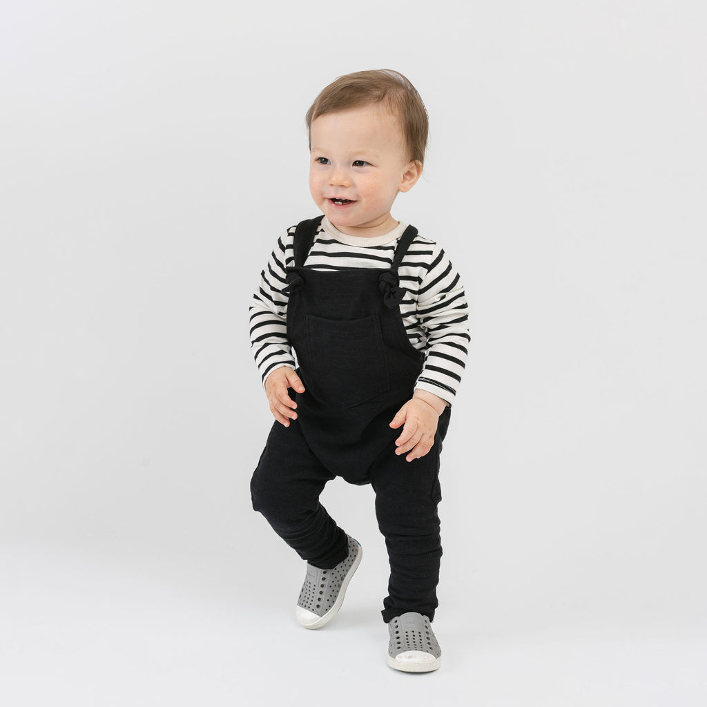 Cloud Long Sleeve Tee - Long Sleeve Tees - Natural Stripe - 3-6 months - mini mioche