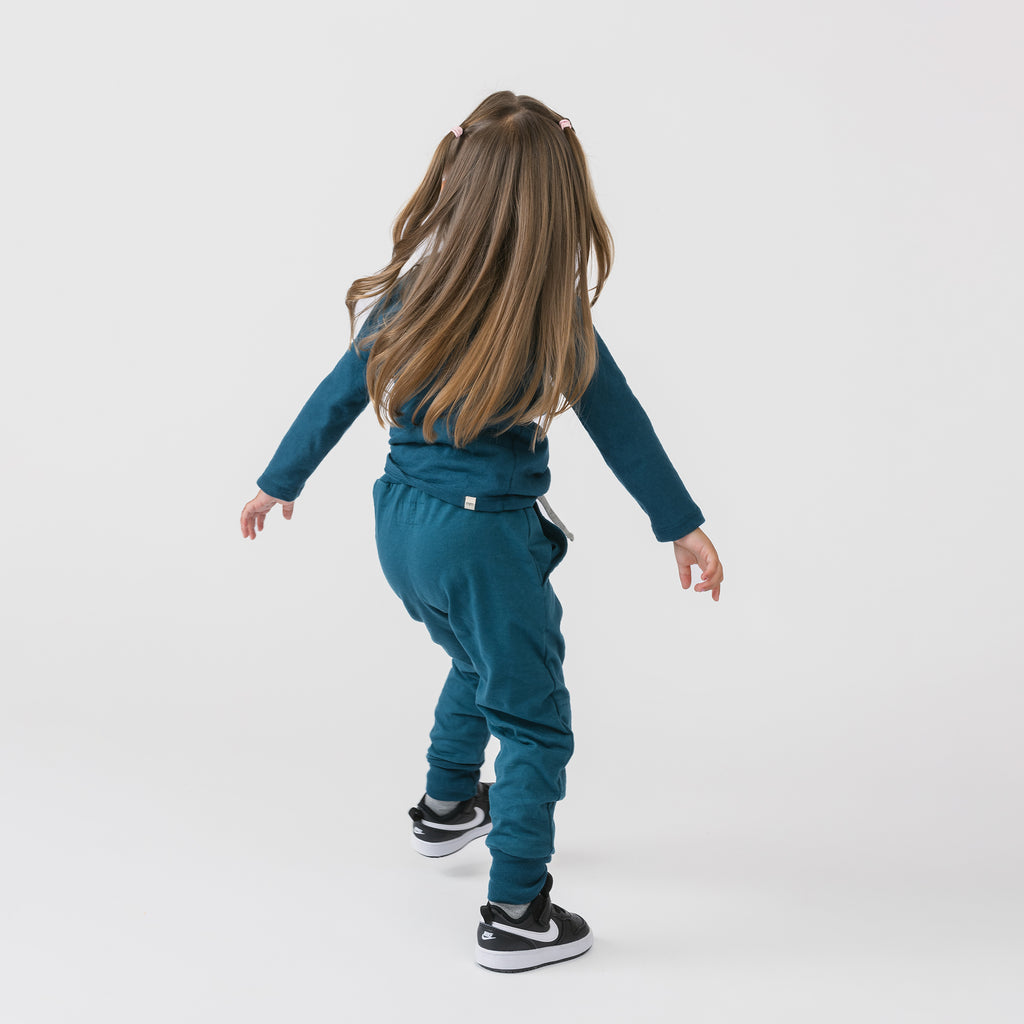 Cloud Long Sleeve Tee - Long Sleeve Tees - Juniper - 1/2 years - mini mioche