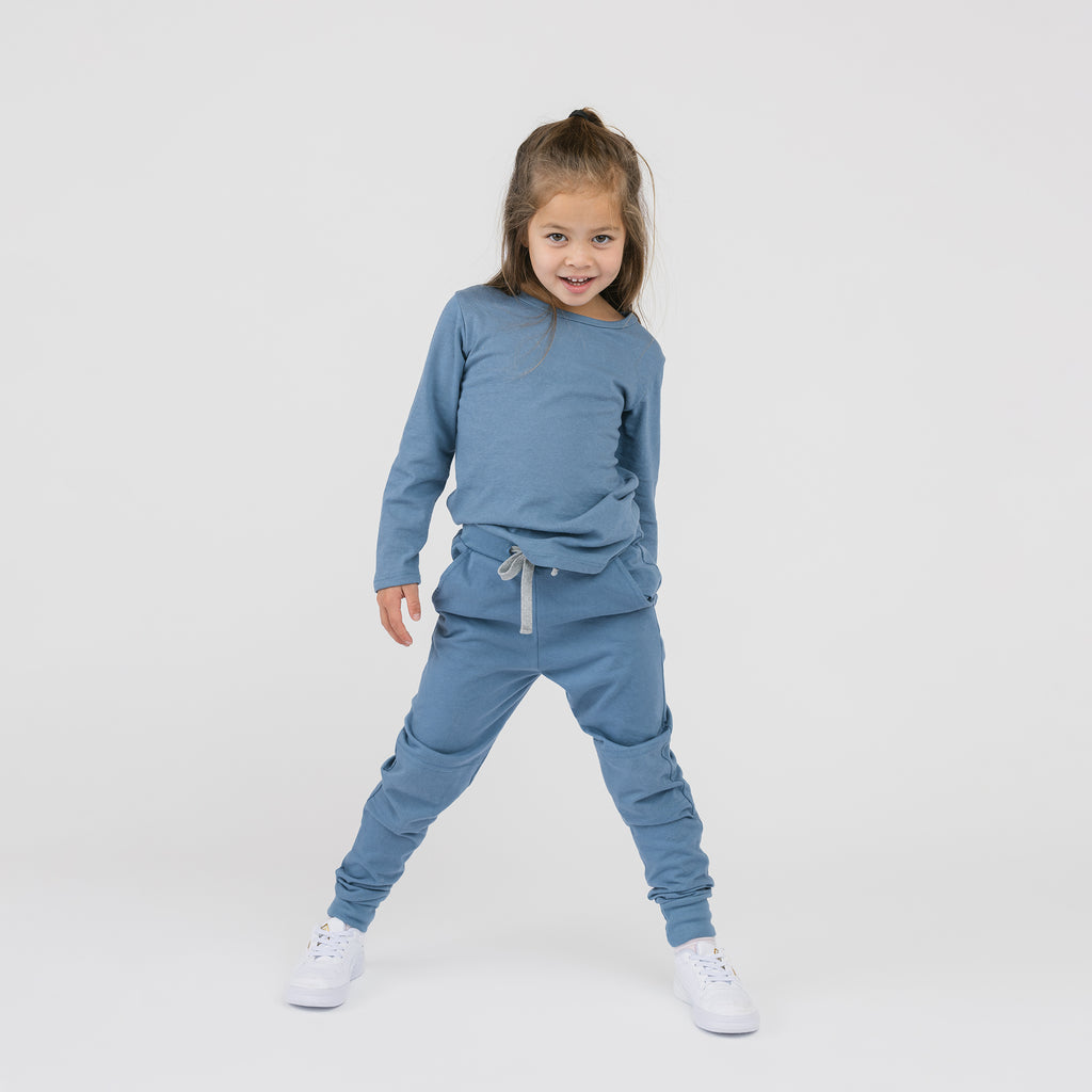 Cloud Long Sleeve Tee - Long Sleeve Tees - River - 1/2 years - mini mioche