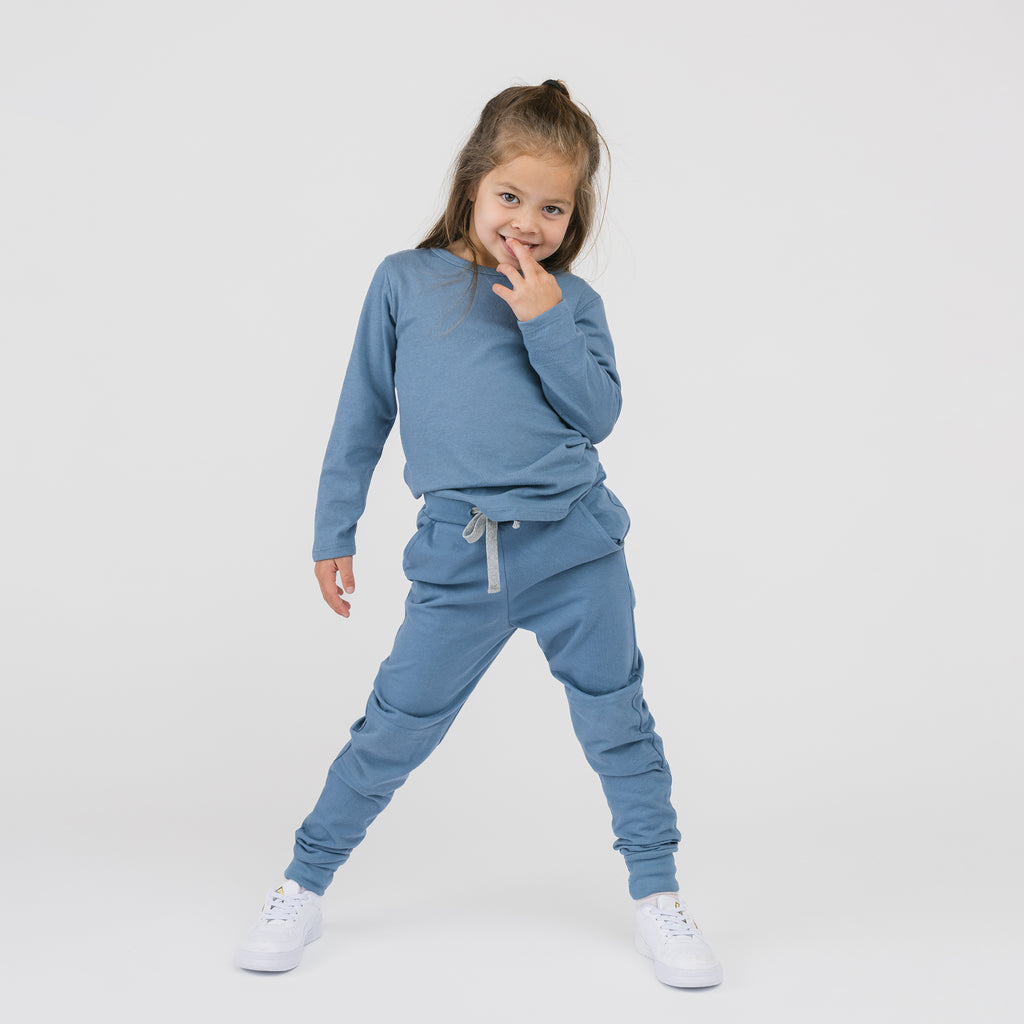 Cloud Long Sleeve Tee - Long Sleeve Tees - River - 1/2 years - mini mioche