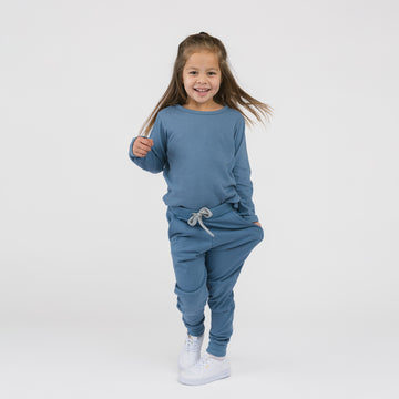 Cloud Long Sleeve Tee - Long Sleeve Tees - River - 1/2 years - mini mioche