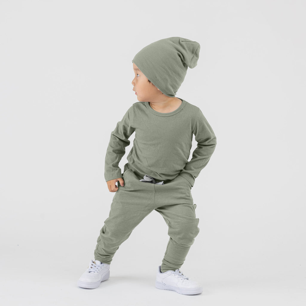 Cloud Long Sleeve Tee - Long Sleeve Tees - Thyme - 1/2 years - mini mioche