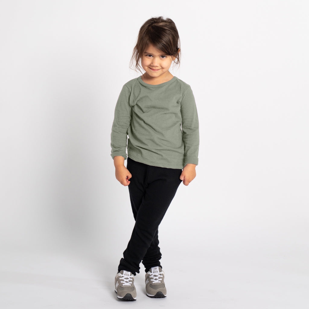 Cloud Long Sleeve Tee - Long Sleeve Tees - Thyme - 1/2 years - mini mioche