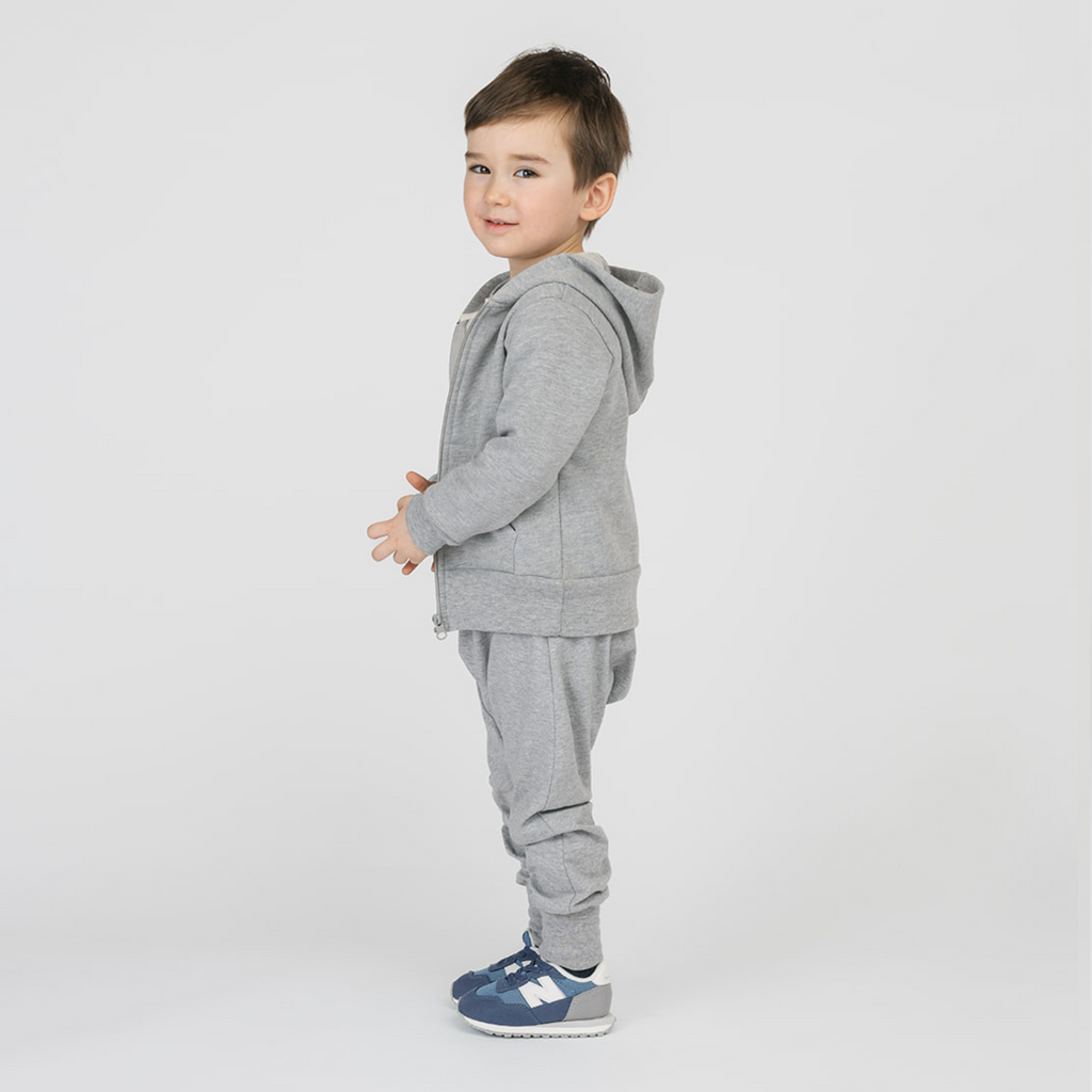 Cloud Lounge Pant - Pants - Heather Grey - 0-3 months - mini mioche