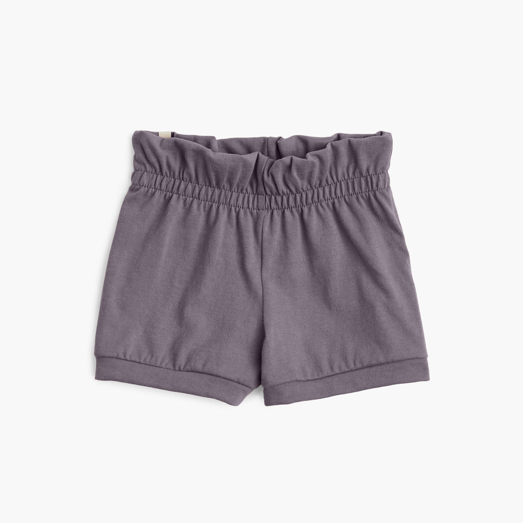 Cloud Paperbag Shorts - Shorts - Vintage Plum - 0-3 months - mini mioche