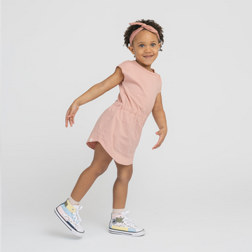 Cloud Scoop Dress - Dresses - Blush - 1/2 years - mini mioche