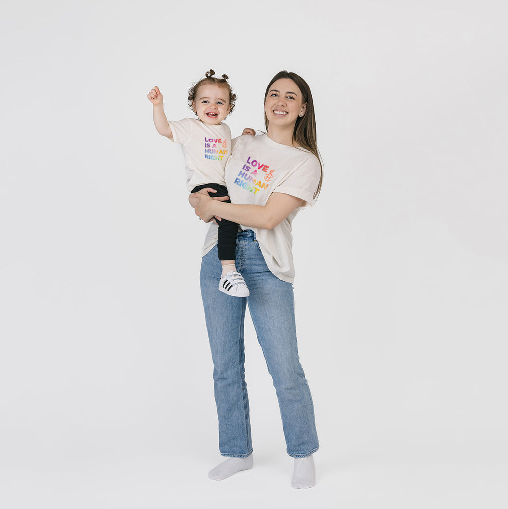 Cloud Short Sleeve Tee - Tees - Love is a Human Right - Adult - mini mioche