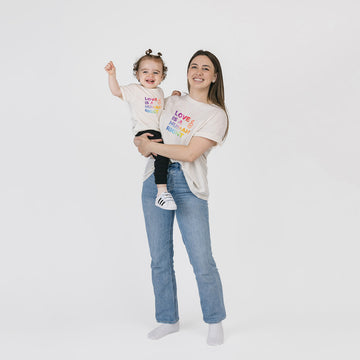 Cloud Short Sleeve Tee - Tees - Love is a Human Right - Adult - mini mioche