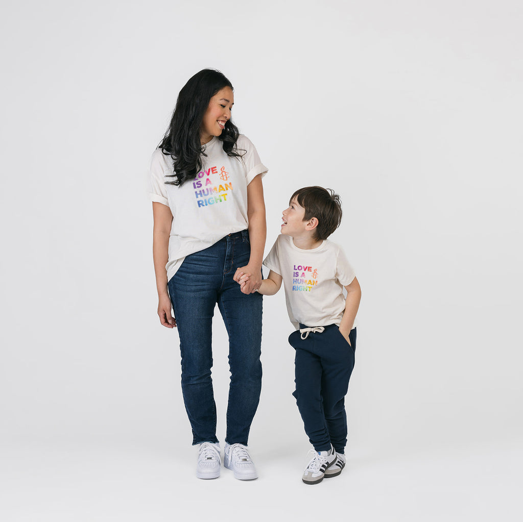 Cloud Short Sleeve Tee - Tees - Love is a Human Right - Adult - mini mioche
