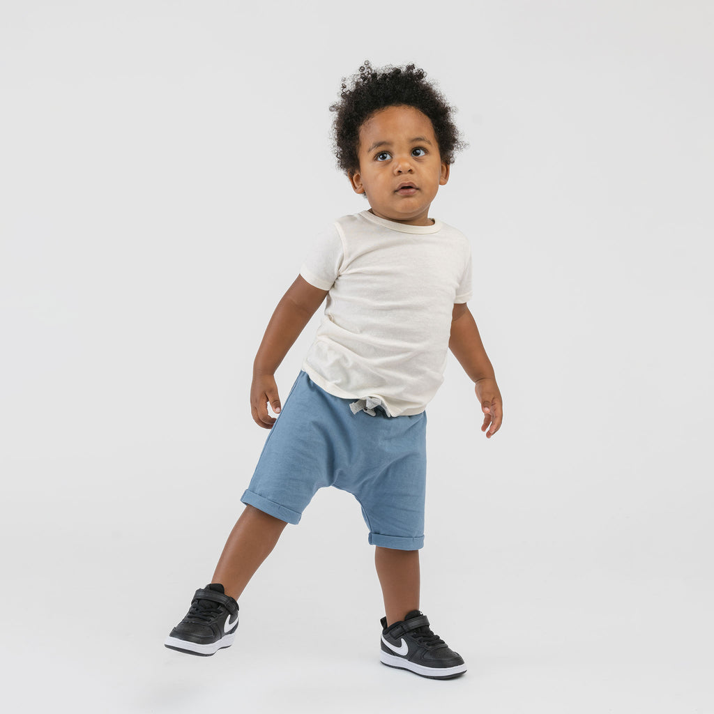 Cloud Short Sleeve Tee - Short Sleeve Tees - Natural - 3-6 months - mini mioche