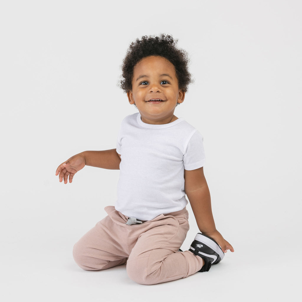 Cloud Short Sleeve Tee - Short Sleeve Tees - White - 3-6 months - mini mioche