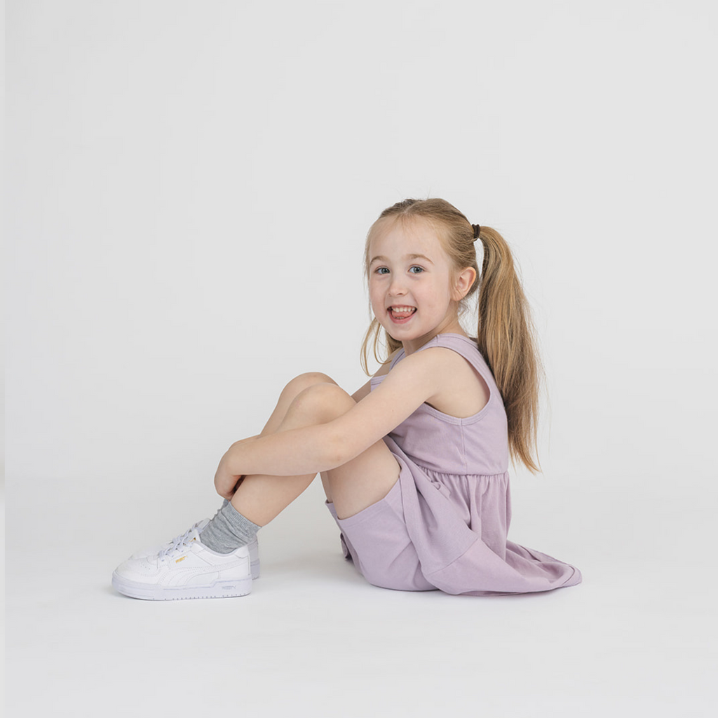 Cloud skater dress - Dresses - Lilac - 1-2 years - mini mioche