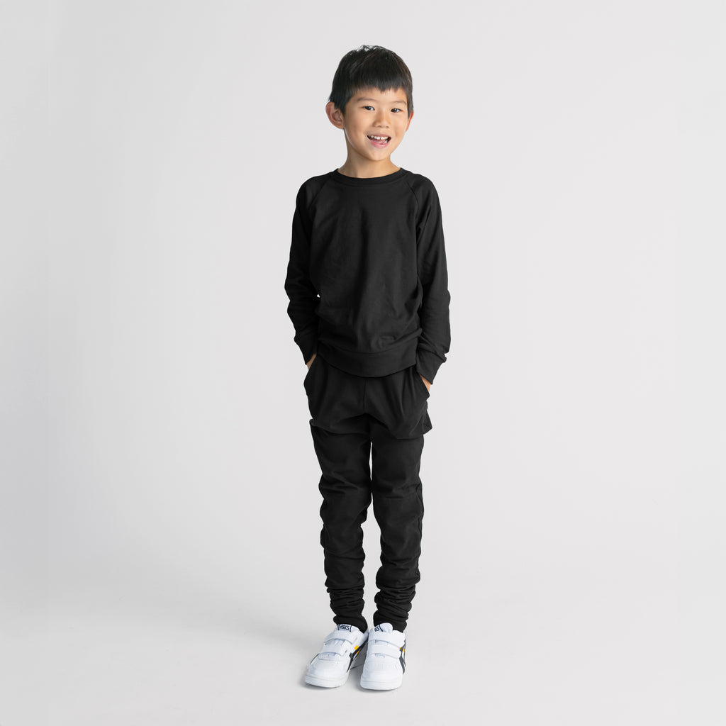 Cloud Skinny Sweats - Sweatpants - Black - 3-6 months - mini mioche