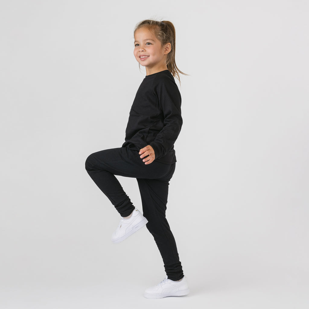 Cloud Skinny Sweats - Sweatpants - Black - 3-6 months - mini mioche