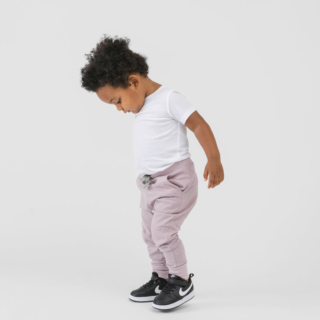 Cloud Skinny Sweats - Sweatpants - Lilac - 6-12 months - mini mioche