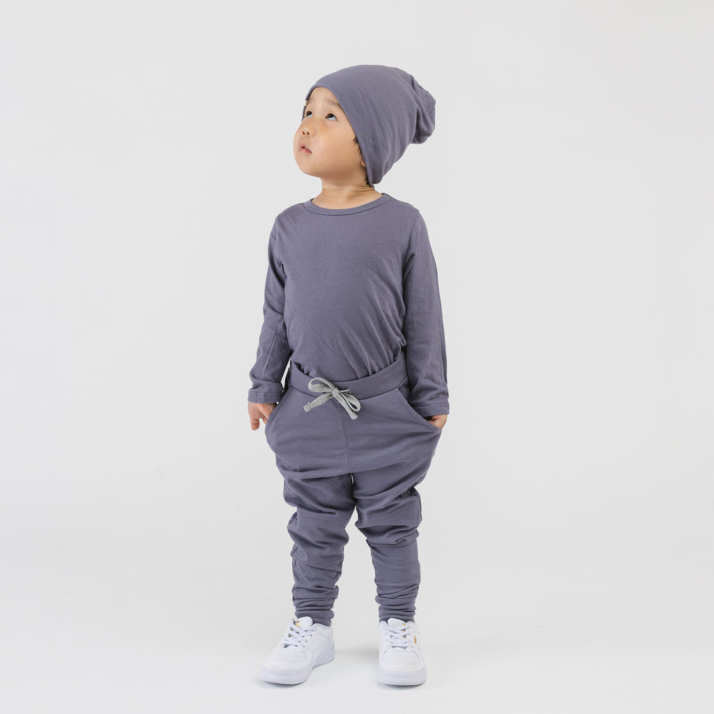 Cloud Skinny Sweats - Sweatpants - Vintage plum - 3-6 months - mini mioche