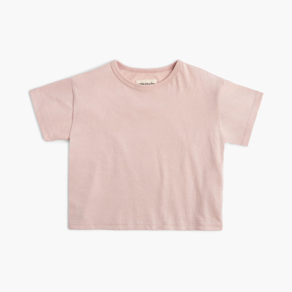 100% GOTS-Certified Organic Cotton Kids Tee - Cloud Slouchy Tee - Tshirts and Tops - Blossom - Baby and Toddler - mini mioche