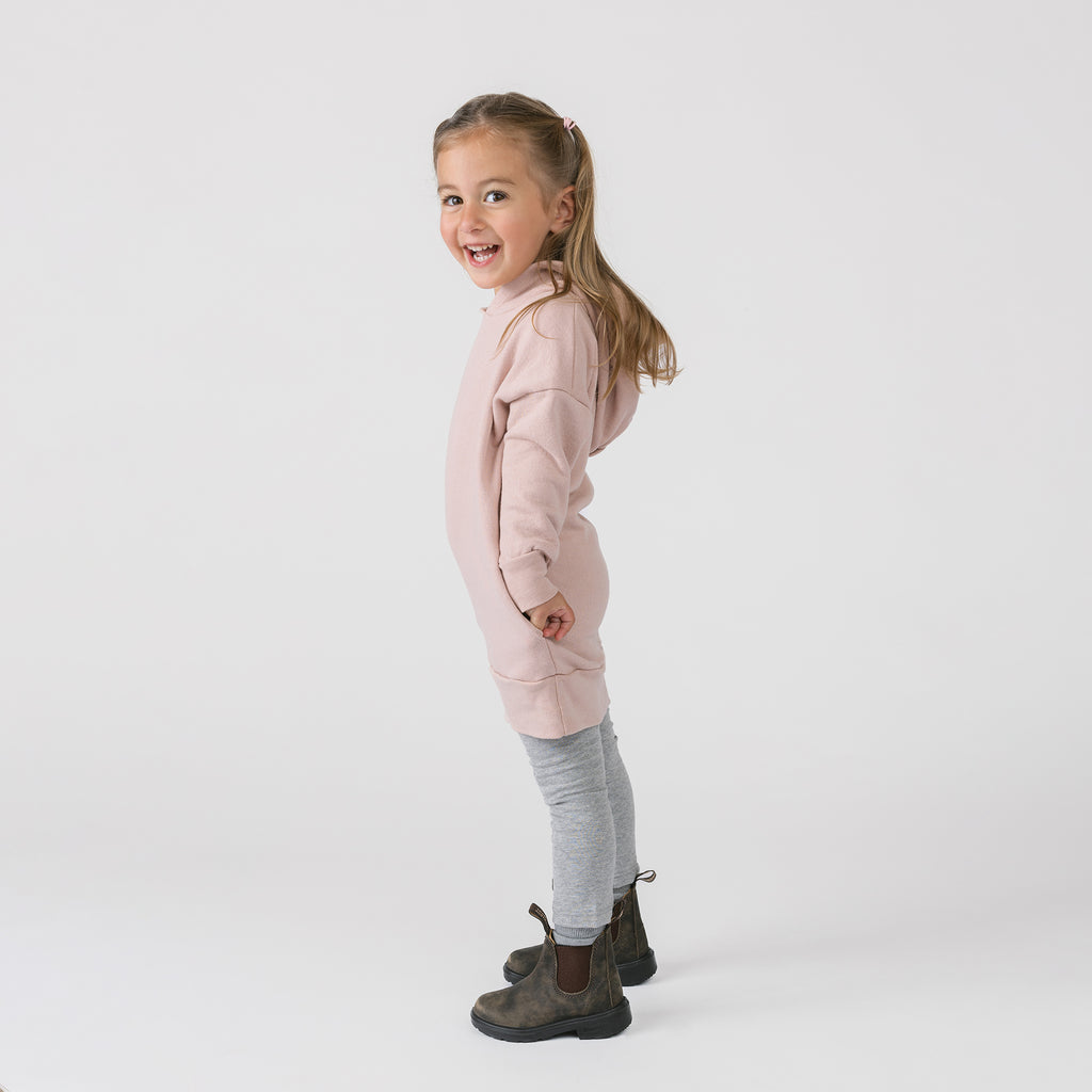 Organic Cotton Kids Leggings - Cloud Snug Leggings - Toddler and Baby Leggings - Sage - Made in Canada - mini mioche