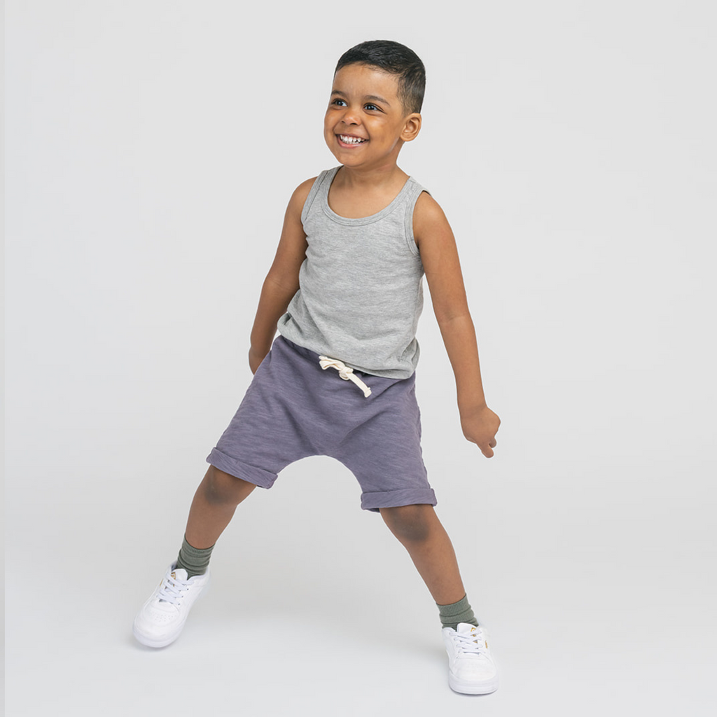 Cloud Tank - Tees - Heather Grey - 1/2 years - mini mioche