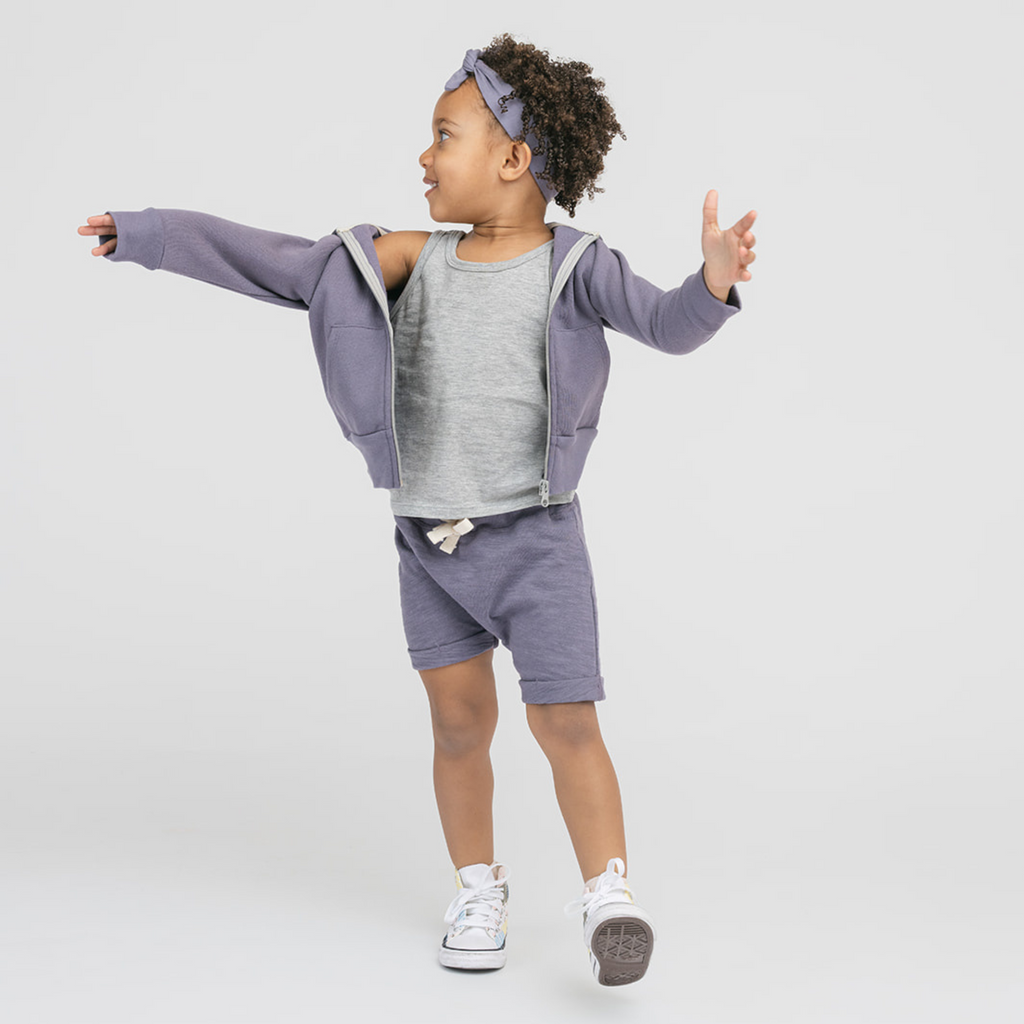 Cloud Tank - Tees - Heather Grey - 1/2 years - mini mioche