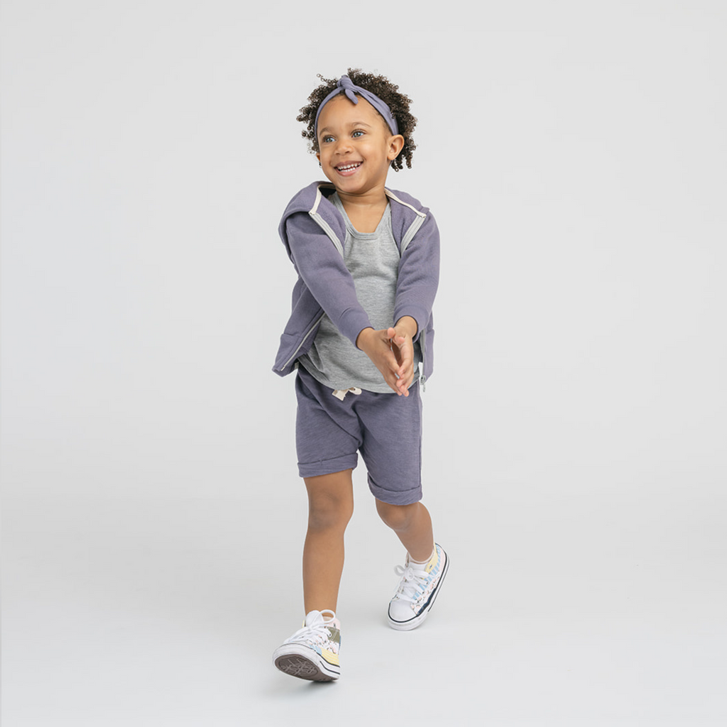 Cloud Tank - Tees - Heather Grey - 1/2 years - mini mioche