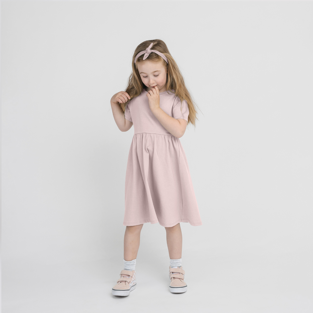 Cloud Twirl Dress - Dresses - Blush - 1/2 years - mini mioche