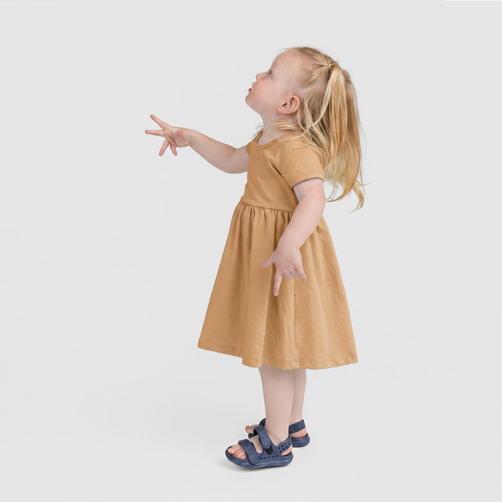 mini organic cotton dress children Cloud Spinny - Kids Dress studded party dress this dress can be Sydney's Closet SC7387 - Size:XL - 44R