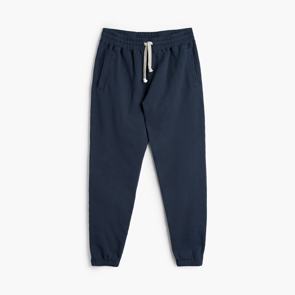 Cozy Joggers - 100% GOTS Certified Organic Cotton Adult Sweatpants - Navy - Teens and Adults - Made in Canada - mini mioche