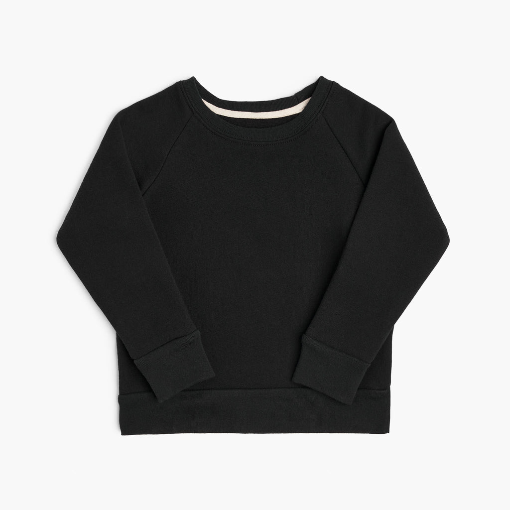 Cozy Crew Raglan - Sweatshirts - Black - 12-18 months - mini mioche