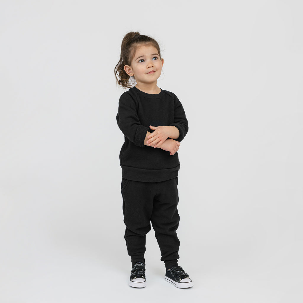 Cozy Pullover - Sweatshirts - Black - 12-18 months - mini mioche