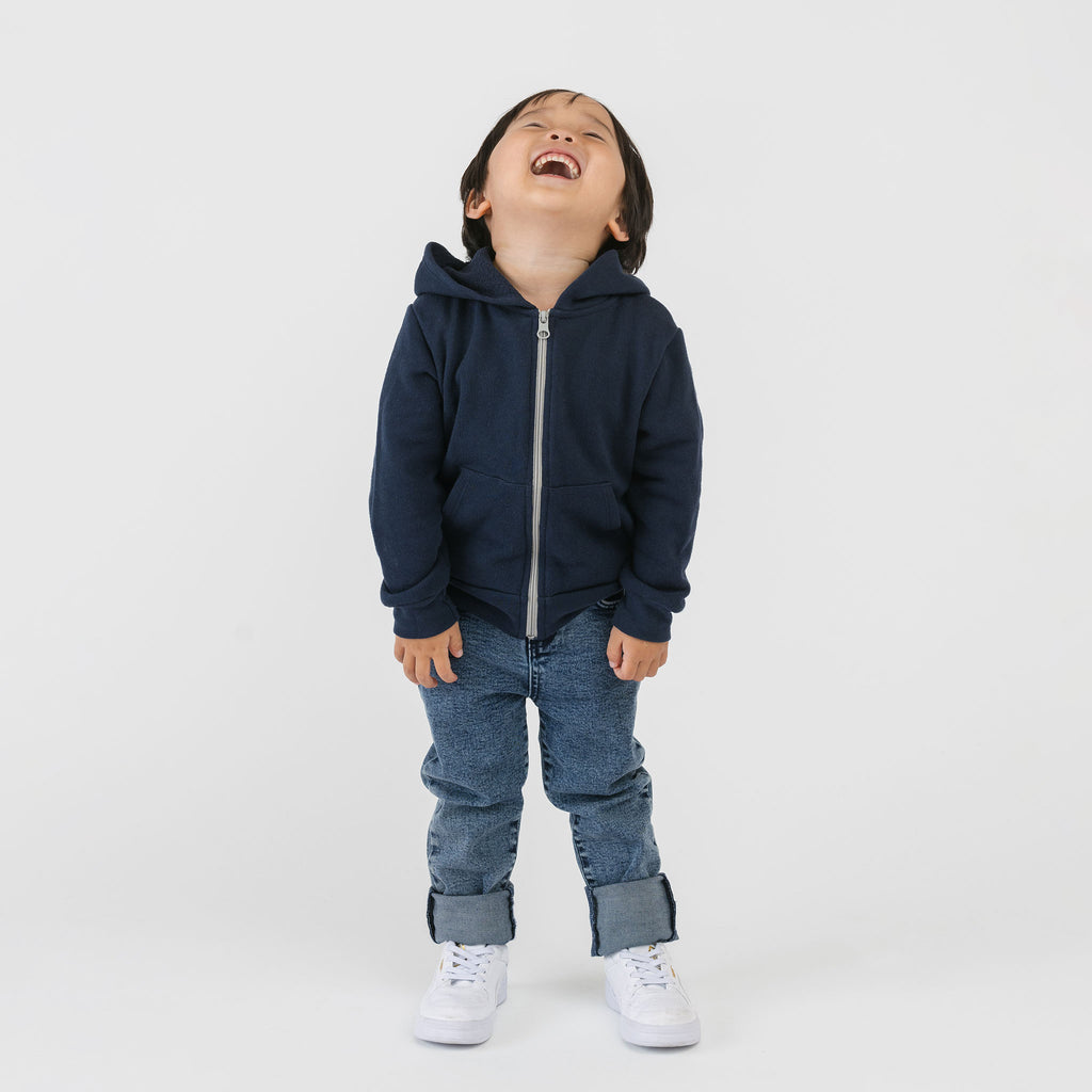 Cozy Hoodie - Hoodies - Navy - 6-12 months - mini mioche