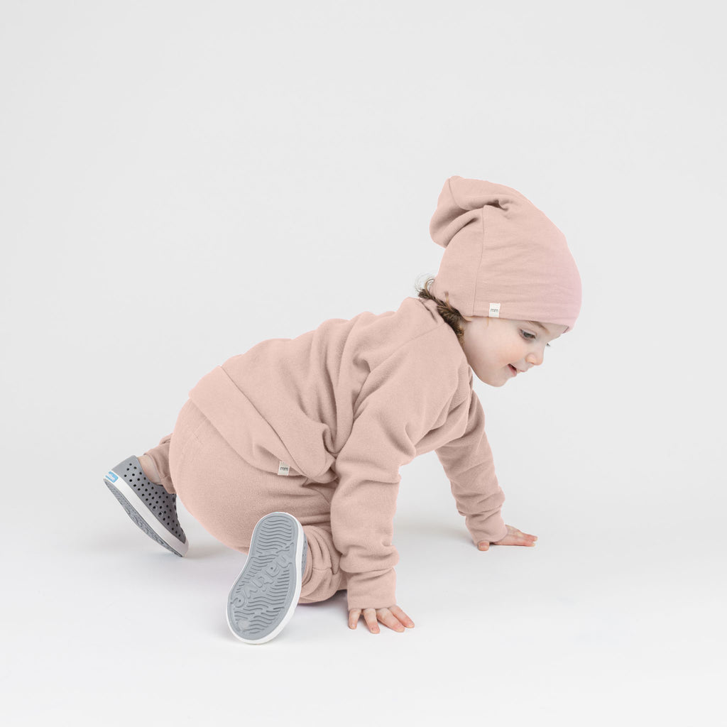 Cozy Skinny Sweats - Sweatpants - Blossom - 3-6 months - mini mioche