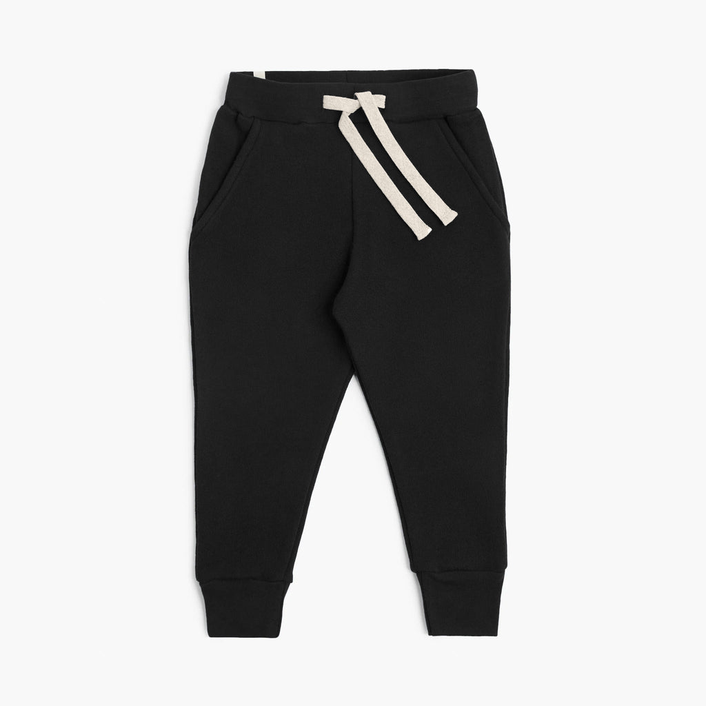 Cozy Skinny Sweats - Sweatpants - Black - 3-6 months - mini mioche