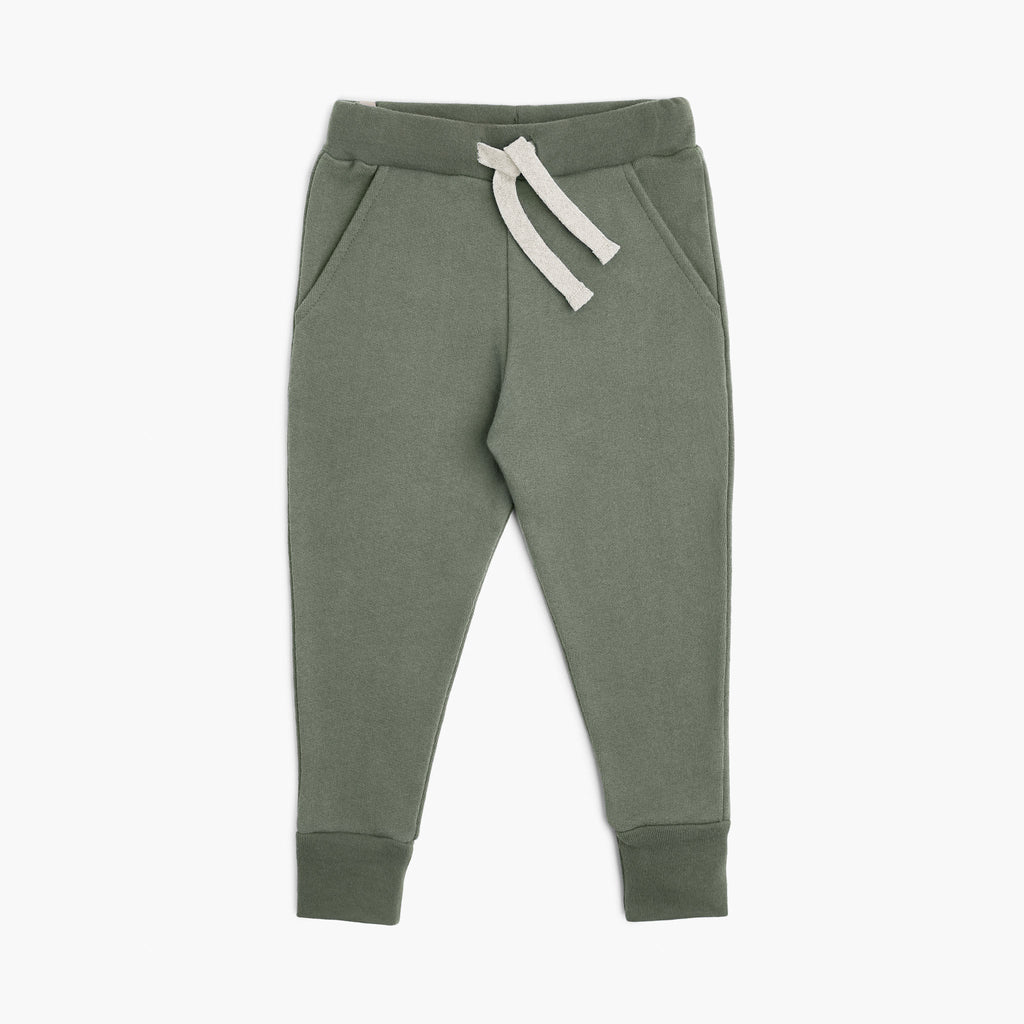 Cozy Skinny Sweats - Sweatpants - Thyme - 3-6 months - mini mioche