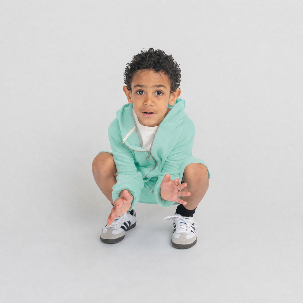 100% Organic Cotton Kids Zip Hoodie (1-14y) | mini mioche