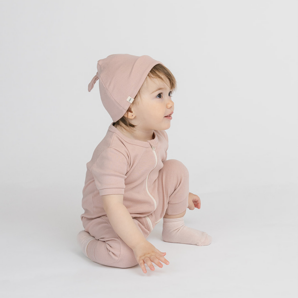 Dreamy Knotted Beanie - Hats - Blossom - 3-6 - mini mioche