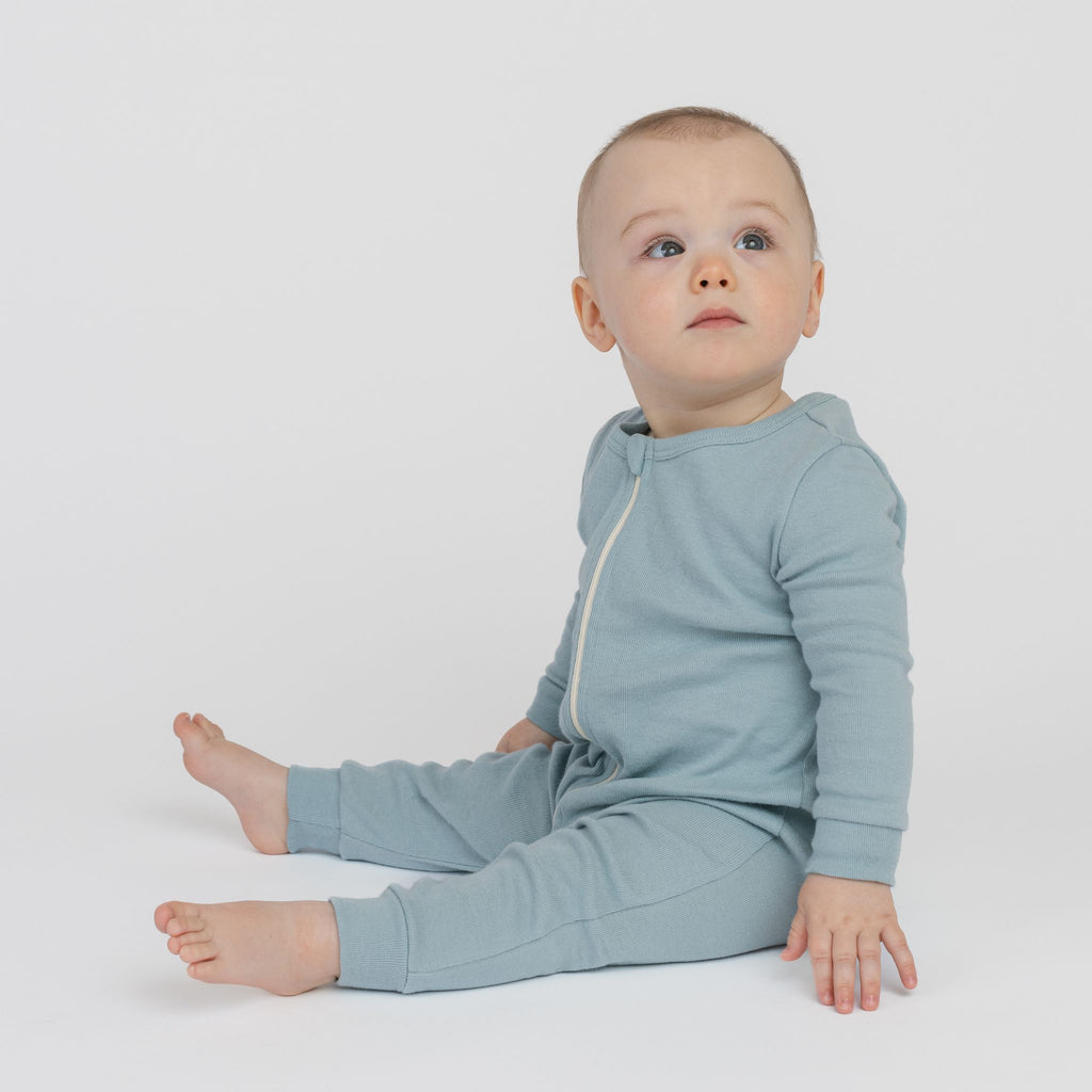 Dreamy Sleeper Romper - Pajamas - Sky - 0-3 months - mini mioche