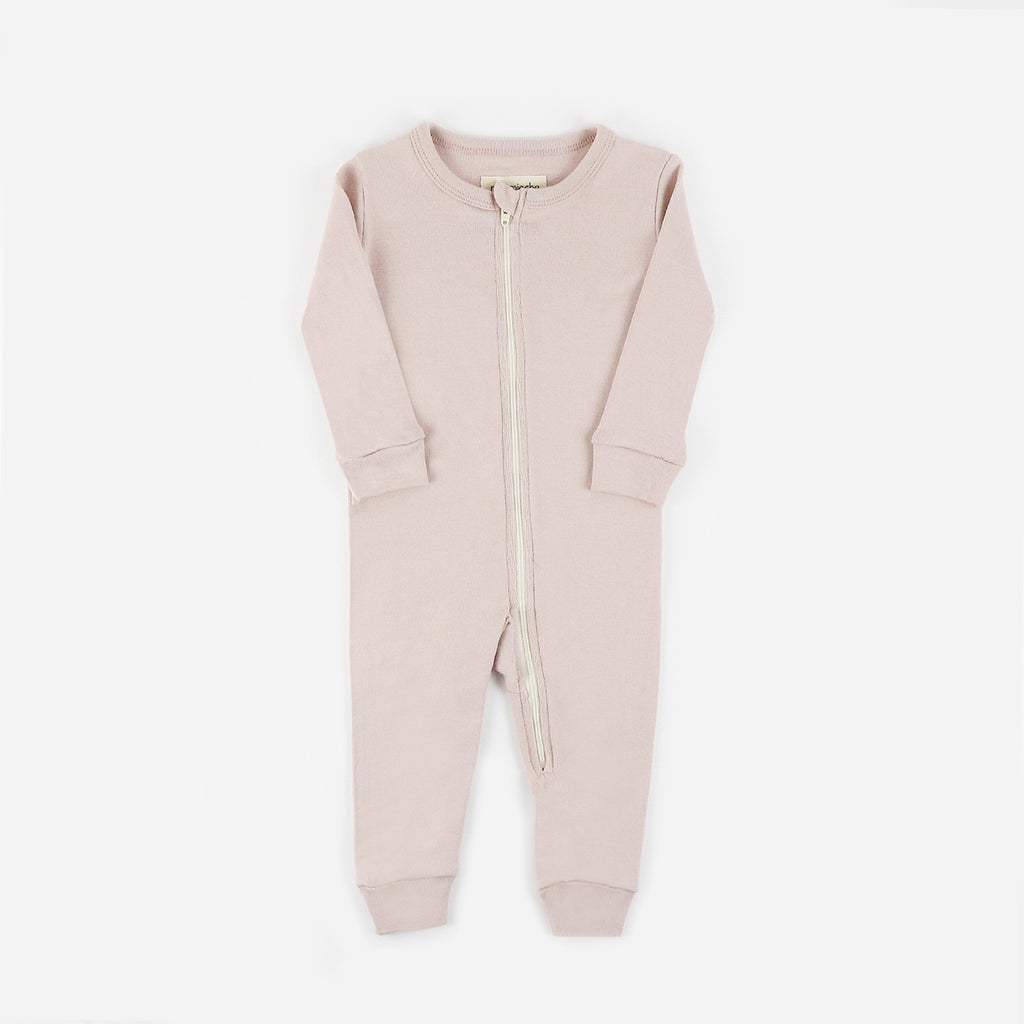 Dreamy Sleeper Romper - Pajamas - Blush - 0-3 months - mini mioche