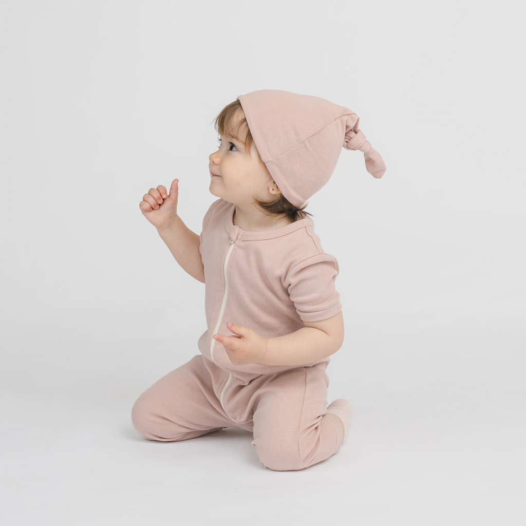 Dreamy Shortie Sleeper Romper - Sleepers - Blossom - 6-12 months - mini mioche
