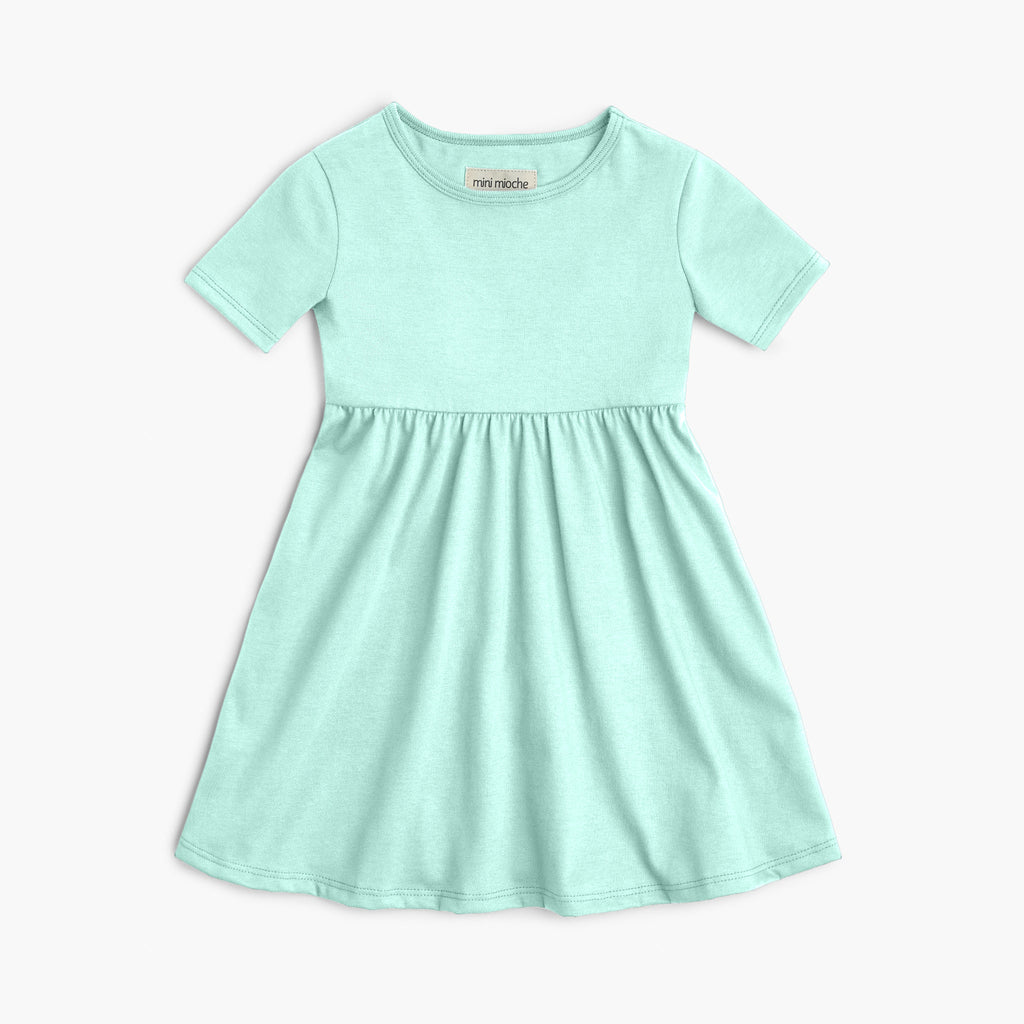 white christmas dresses Organic cotton girls dress Navy / girls clothing – Milimilu.com main image 0